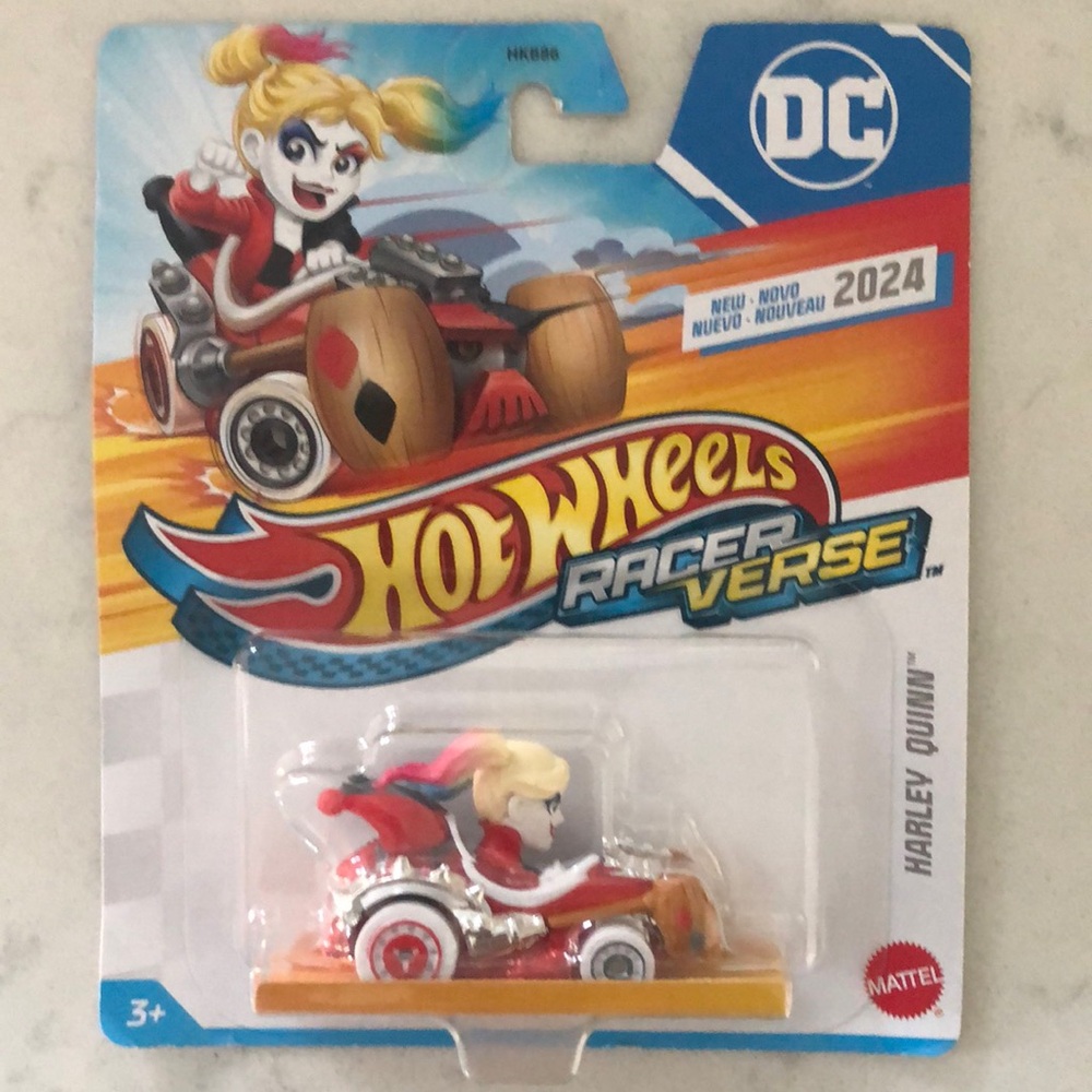 Mattel Hot Wheels DC Harley Quinn Racer - Red